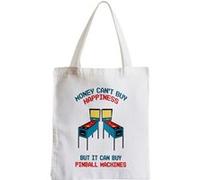 Grand sac pour shopping Pinball machine flipper - Blanc G