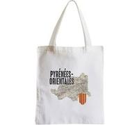 Grand sac pour shopping Pyrénées orientales 66 Blanc G