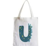 Grand sac pour shopping U ulrich ulysse lettre Blanc G