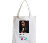Grand sac pour shopping Vito corleone parrain Blanc G