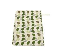 Grand sac réutilisable en lin pour de 43 x 33 cm