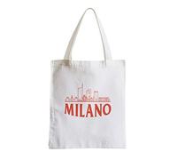 Grand Sac Shopping Plage Etudiant Milano Minimalist Milan Italie Voyage Mode