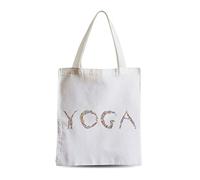 Grand Sac Shopping Plage Etudiant Yoga Billes de Couleurs Meditation Asanas Bien Etre