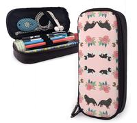 Grand Sac ¿¿ Stylos Cavalier King Charles Spaniel Pink Florals Floral Dog Trousse ¿¿ Crayons L¿¿G¿¿Re Trousse Organisateur Mignon Sac De Papeterie Pour ¿¿Tudiants ¿¿Cole Stationnaire Coll¿¿Ge Lyc¿¿E