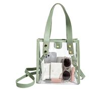 Grand sac transparent pour événements de stade avec poignée confortable | Sac de concert en PVC pour stade pour voyage, plage, camping, shopping, fête, anniversaire, festival, école