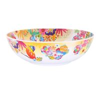 Les Jardins de la Comtesse - Grand Saladier en Mélamine - Perroquets de Bahia - 4L / Ø 31 cm - Multicolore - Service de Table de la Vaisselle Quasi-Incassable MelARTmine