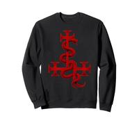 Grand Sceau de Lilith Serpent Croix Symbole Mythologie Juive Sweatshirt