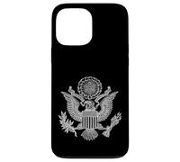 Grand Sceau du Dollar américain Bill Eagle Patriot Coque pour iPhone 13 Pro Max
