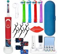 Grand Set De Brosse A Dents Electrique Oral-B Vitality 100 Spiderman + Accessoires