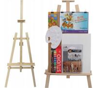 Grand set de peinture pour adultes et enfants complet Set de peinture Couleurs Pinceaux Chevalet