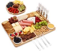 Grand set de planches à charcuterie en bambou Vendos85