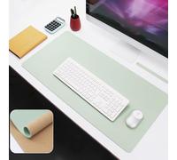 Grand sous-main de bureau en similicuir souple antidérapant et imperméable pour clavier et souris, parfait pour la maison, le bureau et les jeux vidéo, 99,8 x 60 cm