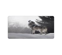 Grand sous-main de bureau/tapis de souris - 61 x 30,5 cm - En caoutchouc antidérapant - Protection de clavier tendance - Imperméable - Pour bureau et maison