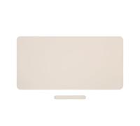 Grand Sous-main en Cuir Artificiel Beige, Antidérapant et Imperméable | Bureau D’ordinateur, Facile à Nettoyer, Prise Sûre, Adapté aux Designers et Artisans