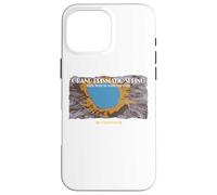 Grand Souvenir prismatique du Parc National de Yellowstone Coque pour iPhone 16 Pro Max