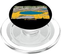 Grand Souvenir prismatique du Printemps Yellowstone Wyoming PopSockets PopGrip pour MagSafe