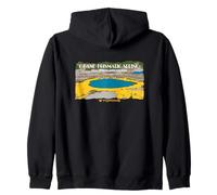 Grand Souvenir prismatique du Printemps Yellowstone Wyoming Sweat à Capuche