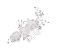 Grand Stone - brosse à cheveux scintillante pour conjoints, fine, confortable et sécurisée, réparation de coiffure de mariage, brosse à cheveux en filet de pour
