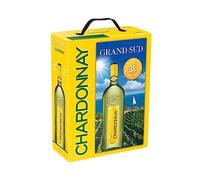 Grand Sud - Chardonnay - Vin blanc sec de cépage - Bag in Box 3l (1 x 3 L)
