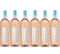 Grand Sud - Merlot rosé sans alcool, frais et fruité (6 x 1 L)