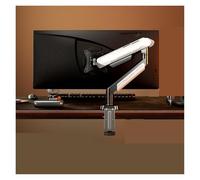 Grand Support de Moniteur Porteur, Bras robotique, Base de présentoir, Support en Porte-à-Faux for Grand écran, Type à Clipser G02(X2 White)