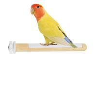 Grand support pour perchoir à oiseaux - Support pour perroquet - Branche d'escalade - Jouet de jeu abrasif - Support en bois stable avec texture naturelle - Fourchette multifonction avec retournement