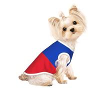 Grand T-shirt respirant sans manches imprimé drapeau des Philippines - Tenue légère pour chien et chat - Débardeur extensible