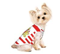 Grand T-shirt respirant sans manches imprimé drapeau du Sénat de Brême - Tenue légère pour chien et chat - Débardeur extensible