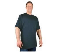 Grand t-shirt Saltie en coton uni pour homme - Large - Usage quotidien - Tailles 2XL, 3XL, 4XL, 5XL, 6XL, 7XL, 8XL, vert bouteille, 8XL