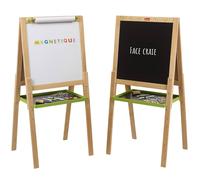 Jeujura Grand Tableau Multifonctions En Bois Avec Fonction Dessin