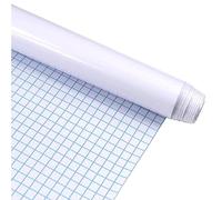 Grand Tableau Blanc Adhésif Multifonction Ardoise Effaçable Sticker Autocollant Mural Rouleau Adhésif Whitebord 44cm x 200cm Marqueur pour l'Ecole Bureau Accueil