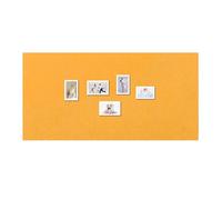 Grand tableau d'affichage mural en feutre 60 cm x 120 cm, tableau d'affichage avec punaises, tableau d'affichage décoratif pour bureau, chambre à coucher, gris clair