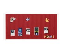 Grand Tableau D'affichage Personnalisé - 40 X 60 Cm En Liège Décoratif Feutre Autocollant Pliable for Murs De L'école, À La Maison(Bright red)