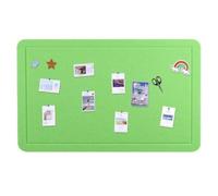 Grand tableau d'affichage pliable en feutre - 40 x 60 cm - Décoration murale - 9 mm d'épaisseur - Avec ruban adhésif - Pour la maison, le bureau, l'école - Vert fruit
