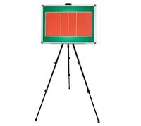 Grand Tableau de Volley-Ball Entraîneur, Tableau Tactique D'entraînement de Volley-Ball, Bordure en Alliage D'aluminium, avec Trépied et Sac à Dos, L'entraînement Compétition