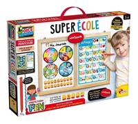 Lisciani - Montessori Pen : Super École - Tableau Magnétique Montessori pour Enfants dès 3 Ans - Format Maxi - Stylo Ergonomique - Apprentissage ludique - Encourage l'exploration -Fabriqué en Italie