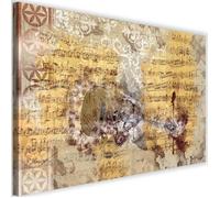 Grand tableau sur toile Cadre Image déco Canevas Guitare abstraite 60x40