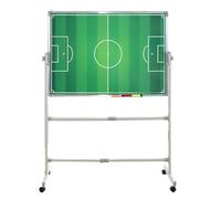 Grand tableau tactique magnétique avec chevalet professionnel pour entraîneurs de football avec aimants, grand magnétique, avec roues, pour l'entraînement