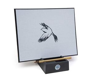 Grand tableau Zen Satori - Peinture à l'eau, pratique de la méditation et de la pleine conscience, comprend (3) pinceaux à eau, fournitures de peinture et d'art, planche à dessin sans encre, cadeau