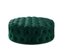 Grand tabouret nordique léger - Décoration élégante verte pour salon et chambre à coucher - 381,2 x 101,6 cm - Solution d'assise polyvalente parfaite pour les intérieurs modernes