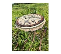 Grand Tambour Chamanique 52cm - Instrument Traditionnel de Méditation et de Guérison Sonore - Taille Unique