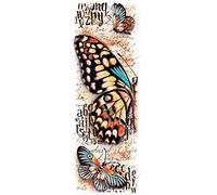 Grand tampon papillon pour la fabrication de cartes, le scrapbooking, l'alphabet - En silicone transparent - Pour travaux manuels, scrapbooking, loisirs créatifs, scrapbooking, décoration d'albums