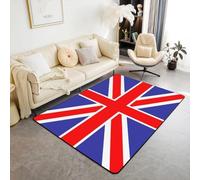Grand Tapis 3D Drapeau Britannique Tapis Salon Chambre Jeux d'enfants Tapis De Sol Famille Tapis De Bienvenue Flanelle Paillasson Antidérapant 140 X 200 Cm - Nettoyage Facile /120872723881