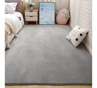 Grand tapis antidérapant et doux pour salon et chambre à coucher, gris, 400 x 200 cm, confortable, décoration d'intérieur, parfait pour n'importe quel espace
