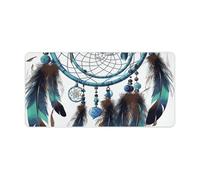 Grand tapis de bureau imperméable avec base en caoutchouc antidérapant - Multifonctionnel - Souris - Clavier de jeu - Grand tapis d'ordinateur pour la maison et le bureau