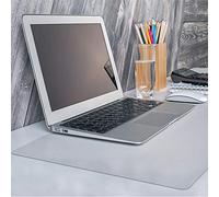 Grand tapis de bureau transparent antireflet de qualité supérieure - Grand tapis de protection de bureau - Imperméable et antidérapant - 90 x 60 cm