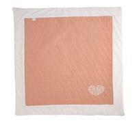 Grand Tapis De Jeu En Coton Matelassé Blanc