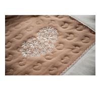 Grand Tapis De Jeu En Coton Matelassé Blanc