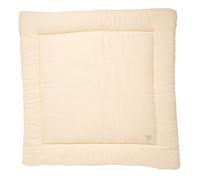 Sauthon – Grand tapis de jeu – Double gaze de coton – Uni pétale beige – TU