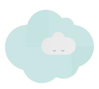 Grand Tapis De Jeu Nuage Vert Menthe Vert